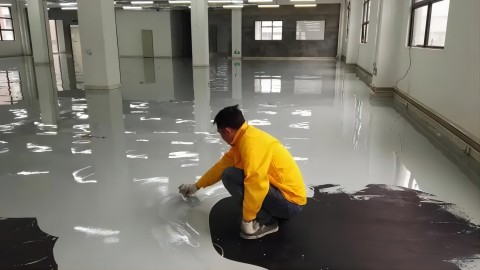 浮梁防腐防静电地坪,防腐防静电自流平地坪